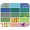 Kaffe Fassett 10" Square Pack (Layer Cake / 10" Charm) in 2025 Cool by Kaffe Fassett Collective for Free Spirit (FB610GP.COOLFEB25)